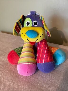 Vintage Lamaze PuppyTunes Dog Developmental Musical Plush Squeaky Baby Toy